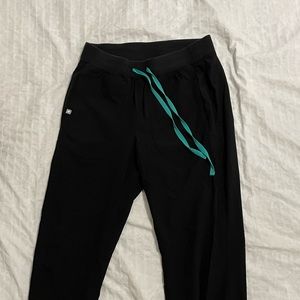 Figs Medium FionLITE Zamora Scrub Joggers - Black